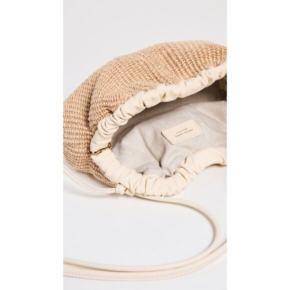 Mansur Gavriel Mini Cloud Clutch in Natural & Jasmine New Womens Crossbody Bag - Picture 3 of 14